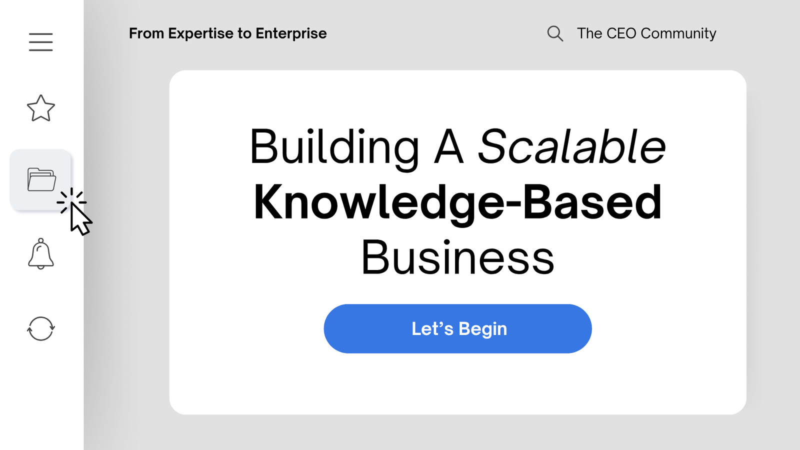 From Expertise to Enterprise | Building a scalable knowledge based business